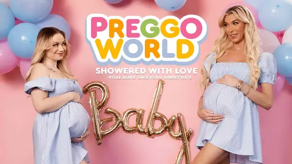 [Adulttime] Aubrey Kate, Rylee Blake, Sage Roux - Showered With Love