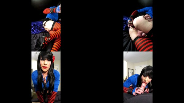 Fetish TS Tia Tizzianni - AndyAnn BLOWJOB after CLUBBING