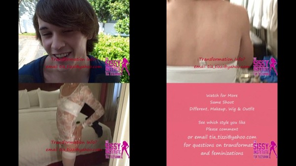 Fetish TS Tia Tizzianni - MtoF Transformation of 19YO Jazii