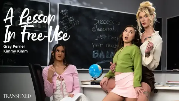 [AdultTime] Gray Perrier, Kimmy Kimm - A Lesson In Free-Use