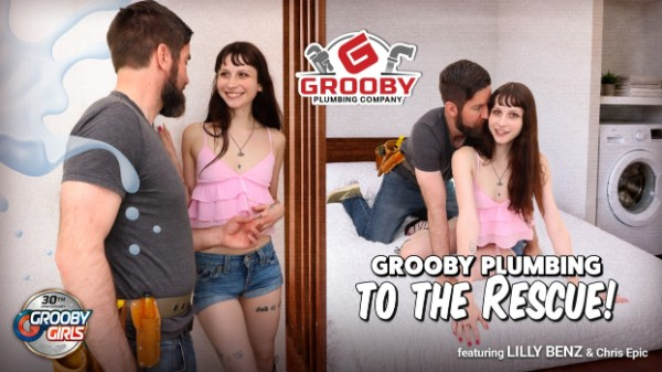 [GroobyGirls] Lilly Benz - Grooby Plumbing To The Rescue