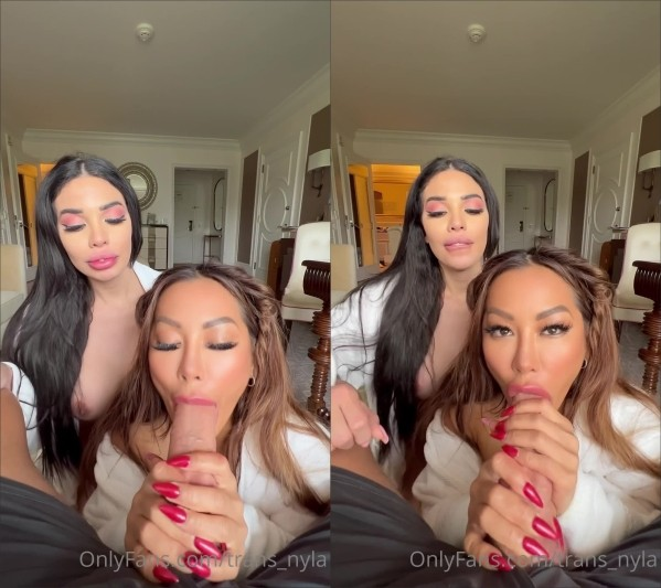 [OnlyFans] Nyla Luciana - Shares Cock w Female [1920p]